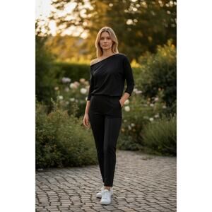 RAMY BROOK Jumpsuit NEW Size S Violetta Black $465